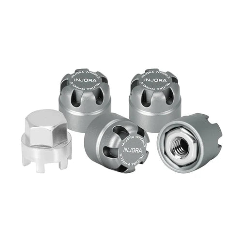 INJORA M2.5 Wheel Lock Nuts with Aluminum Cap for 1/18 TRX4M Ascent-18