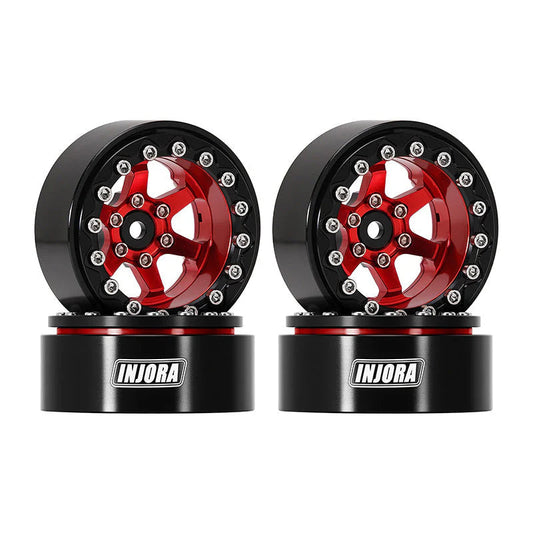 INJORA 1.3" Aluminium -5.25mm Offset Wheels for Micro Crawlers (W1313) INJORA