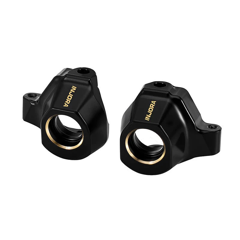 INJORA Black Brass Steering Knuckles for 1/30 Axial SCX30 INJORA