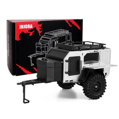 INJORA Off-Road Camping Trailer for 1/18 1/24 RC Crawlers TRX4M SCX24 (DG-TC10YE) INJORA