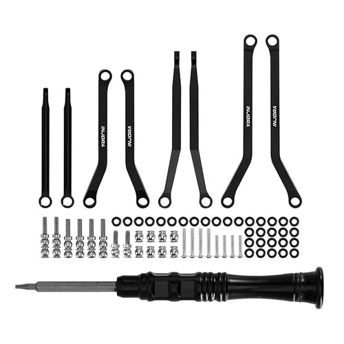 INJORA Aluminum High Clearance Chassis Links for 1/30 Axial SCX30 INJORA