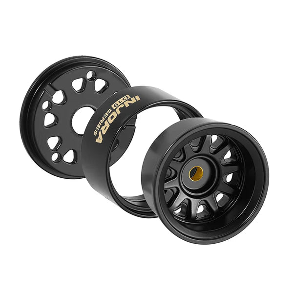 INJORA 0.7" D19 Brass Beadlock Wheels for 1/30 SCX30 (W7007) INJORA