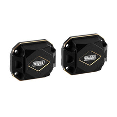 INJORA Black Brass Upgrade Parts for 1/18 HPI Venture18 (Diff Covers)