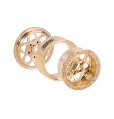 INJORA 1.0" 35g/pcs Brass -4.7mm Offset Wheels for Micro Crawlers (W1110) INJORA