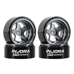 INJORA 0.7" D18 5-Spoke Aluminum Wheels for 1/30 SCX30 (W7002) INJORA