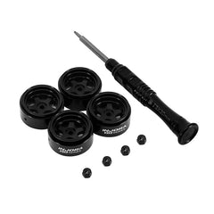 INJORA 0.7" D18 5-Spoke Aluminum Wheels for 1/30 SCX30 (W7002) INJORA