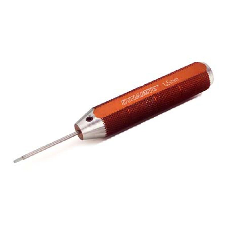 Dynamite Machined Hex Driver, Red: 1.5mm Horizon Hobby