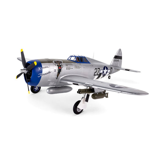 E-flite P-47 Razorback 1.2m BNF Basic with AS3X & SAFE Select (EFL08450)