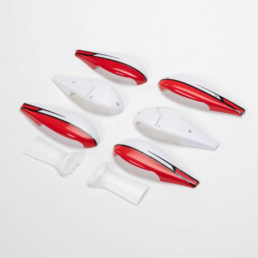 E-flite Wheel Pants Set, Red: SR22T 1.5m (EFL15958) Horizon Hobby
