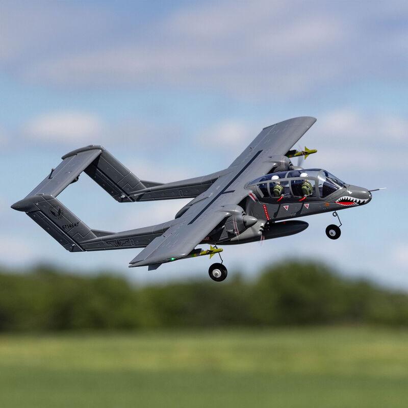 E-flite Micro OV-10 Bronco 645mm BNF Basic with AS3X and SAFE Select (EFLU35050) Horizon Hobby