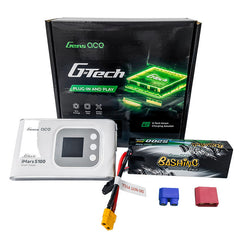 IMars S100 G-Tech AC Balance RC Battery Smart Charger-White*1 - Charger Combo GensTattu