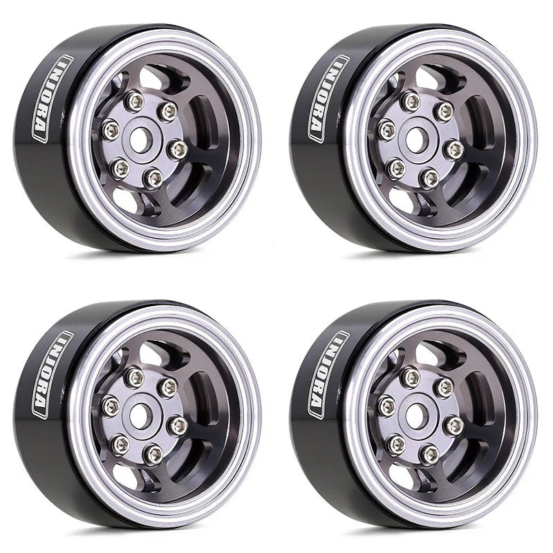 INJORA 1.0" 6-Spoke Wheels for Micro Crawlers INJORA