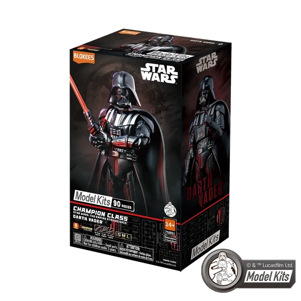 STAR WARS: THE EMPIRE STRIKES BACK™ CHAMPION CLASS 01 DARTH VADER™ MODEL KITS | BLOKEES Blokees