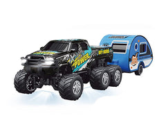 1:64 R/C Truck with trailer with APP control – Ford 6-wheeler RC PRO