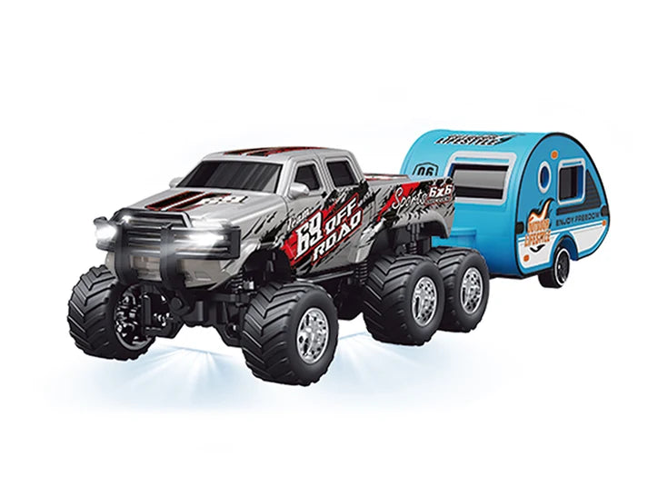 1:64 R/C Truck with trailer with APP control – Ford 6-wheeler RC PRO