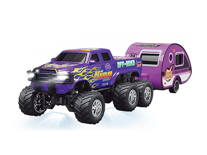 1:64 R/C Truck with trailer with APP control – Ford 6-wheeler RC PRO
