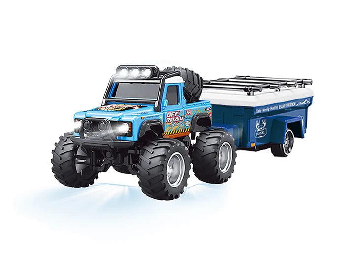 1/64 R/C Jeep with trailer with APP control Friendly Hobbies