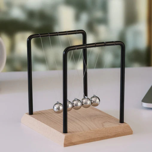 Newtons Cradle Beach Timber 14cm Heebie Jeebies LLC