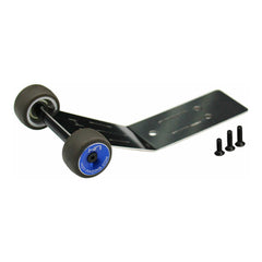 Hot Racing: Stainless Steel Wheel Bar, 1/10 Traxxas Mini Maxx, Blue