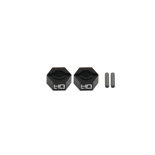 Hot Racing Losi Mini-T 2.0 8mm Aluminum Rear Hex (Black) (2) (HRAMTT1001) Friendly Hobbies