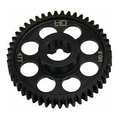 Hot Racing Steel 47T 0.8 Mod Spur Gear, 1/10 Traxxas Mini Maxx  (HRASMMX47M08) Horizon Hobby