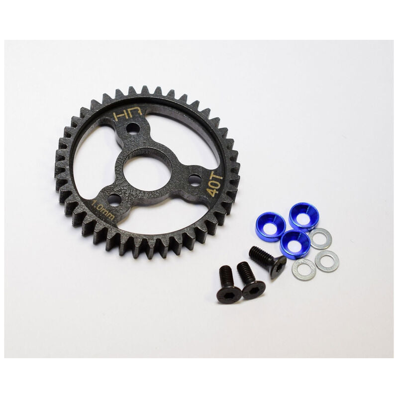 Steel Spur Gear 40T 1.0 Mod: (HRASRVO440) Horizon Hobby
