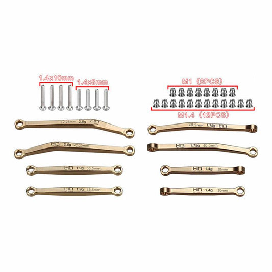 No Flex Upgrade Brass Link Set - SCX30 Horizon Hobby