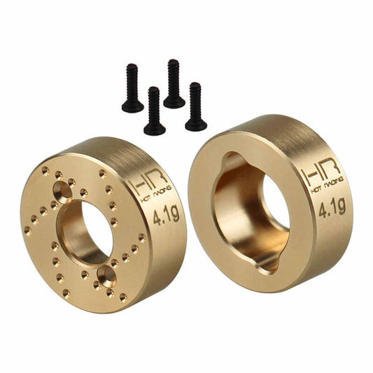 Brass 4.1g Rear Hubs, 1/30 Axial SCX30 Horizon Hobby