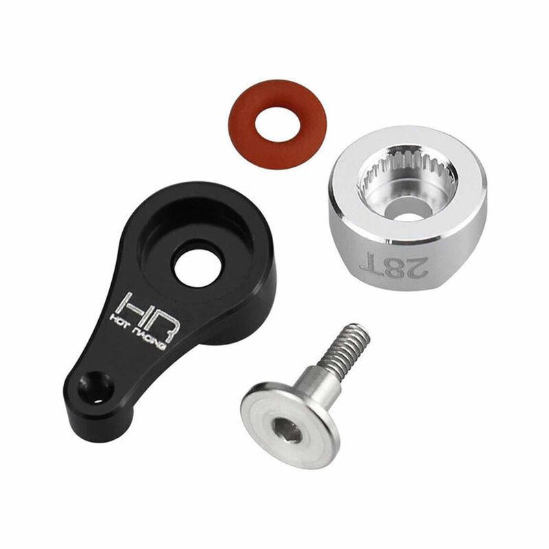 Aluminum 28T Servo Saver, 1/30 Axial SCX30 Hot Racing