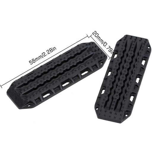 NJORA Mini Plastic Sand Ladder Recovery Ramps Boards Scale Accessories for 1/24 1/18 RC Crawlers INJORA