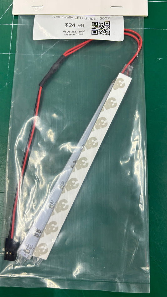 FRC3002: Red Firefly LED Strips for Cars KNT RC