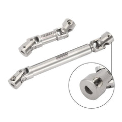 INJORA: Stainless Steel Drive Shafts with D Shaped Hole for SCX24 C10 JLU Bronco Base Camp INJORA