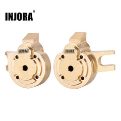 INJORA 66g/set Brass Portal Cover Steering Knuckle Set for 1/18 UTB18 Capra (UTB18-02) INJORA