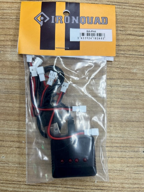 Iron Quad 4 way charger (BA-PH4) Iron Quad