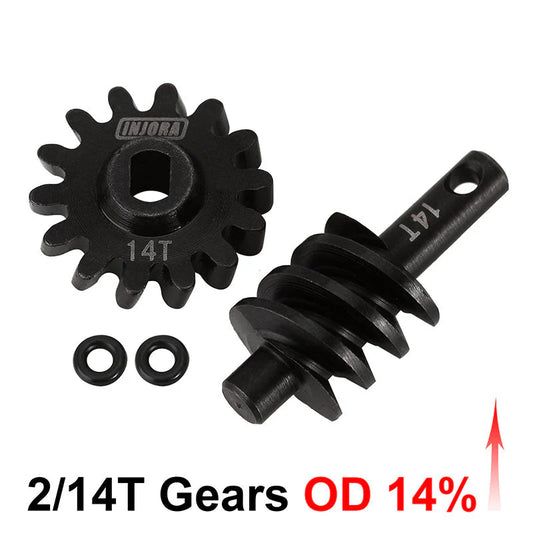 INJORA Overdrive Underdrive Gears for SCX24 AX24 (14T)