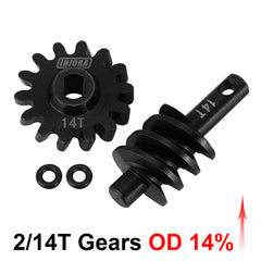 INJORA Overdrive Underdrive Gears for SCX24 AX24 (14T)