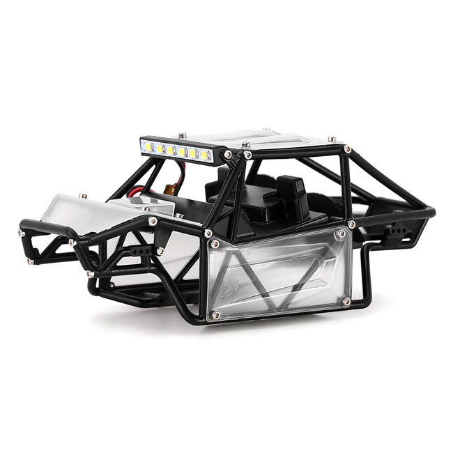 INJORA Nylon Rock Buggy Roll Cage Body Shell Chassis Kit for 1/24 SCX24 Chevrolet Jeep Wrangler Bronco (SCX24-155CR) INJORA