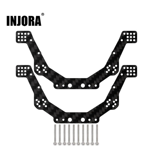 INJORA Carbon Fiber Chassis Side Plates for 1/24 Axial AX24 (AX24-04)