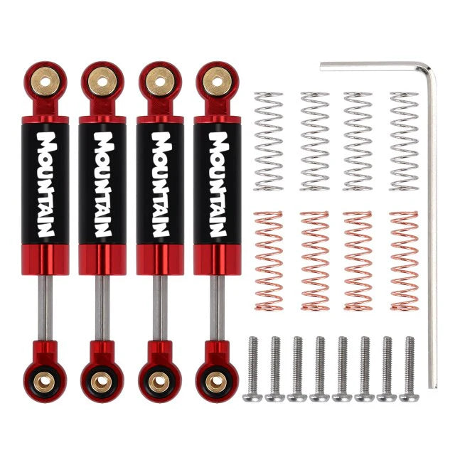INJORA 40mm Metal Built-in Spring Shock Absorber Damper for Axial SCX24 INJORA