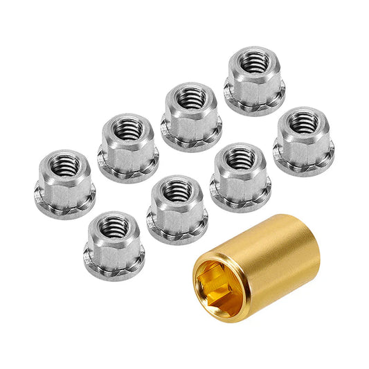 INJORA M2 Stainless Steel Nuts for 1/30 SCX30 INJORA