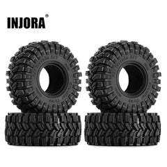 INJORA King Trekker 1.0" 58*24mm S5 All Terrain Tires for 1/18 1/24 RC Crawlers (4) (T1017) INJORA