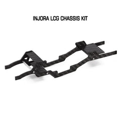 INJORA LCG Carbon Fiber Chassis Kit 6° Angled Frame For SCX24 C10 JLU Deadbolt B17 Bronco (SCX24-120)