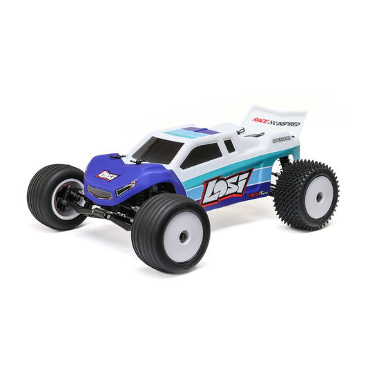 1/18 Mini-T 2.0 V2 2WD Stadium Truck Brushless RTR, Red (LOS1056T)