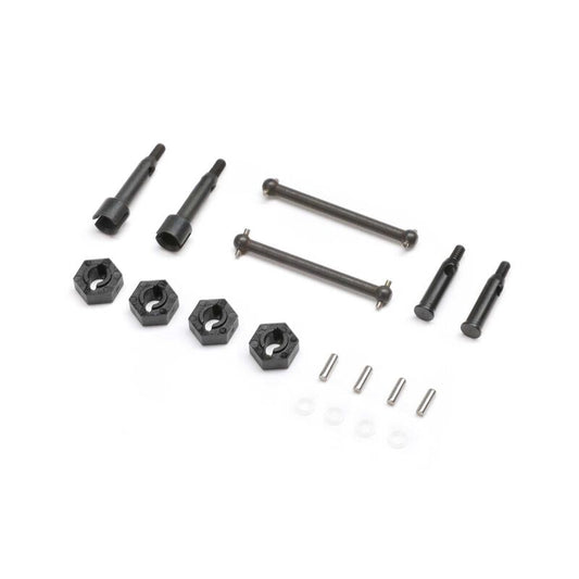 LOSI Drive Shafts, Axles, Wheel Hexes: Micro-B