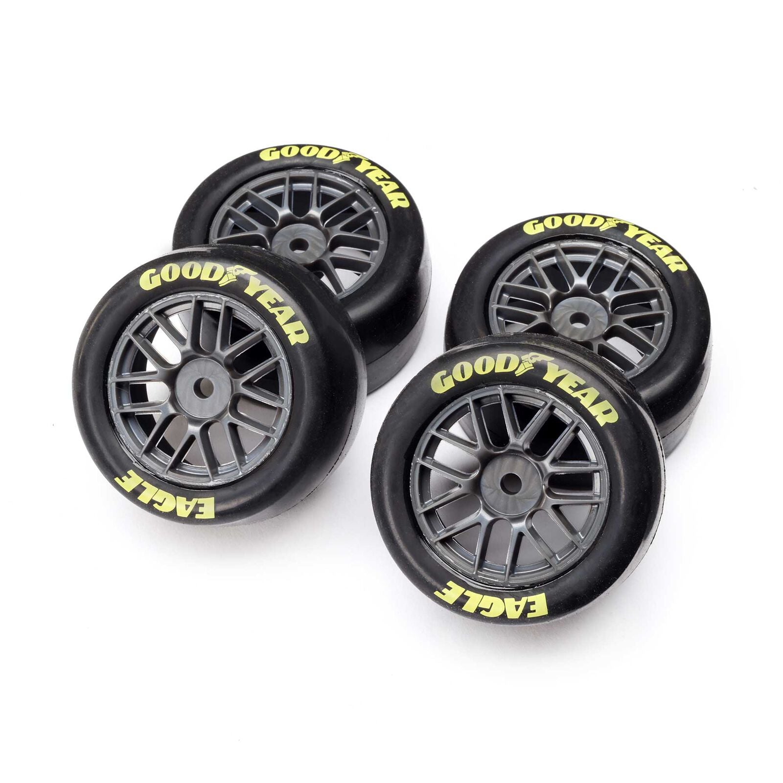 Losi: Goodyear Eagle Mounted Tires, Medium (4): NASCAR Horizon Hobby