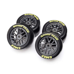 Losi: Goodyear Eagle Mounted Tires, Medium (4): NASCAR Horizon Hobby