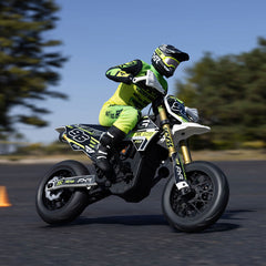 LOSI 1/4 Promoto-SM FXR Supermoto Motorcycle RTR Basic, White (los-2272)
