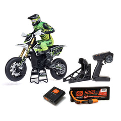 LOSI 1/4 Promoto-SM FXR Supermoto Motorcycle RTR Basic, White (los-2272)