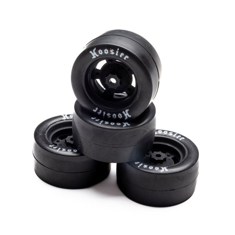 Hoosier Mounted Tires, Medium (4): GROM Asphalt Late Model Horizon Hobby