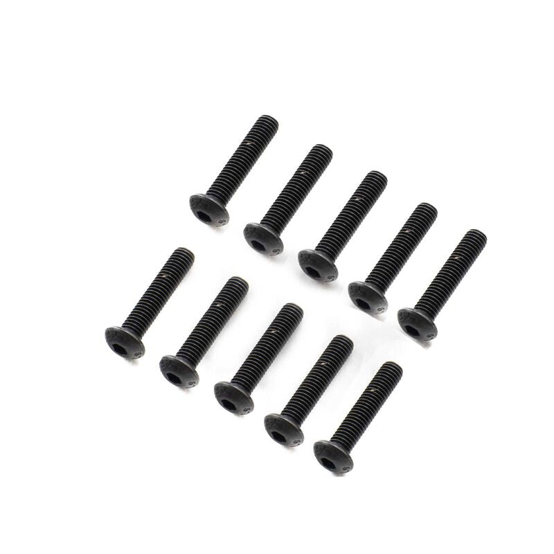 Losi Button Head Screws, M5 x 25mm STL (10) Horizon Hobby